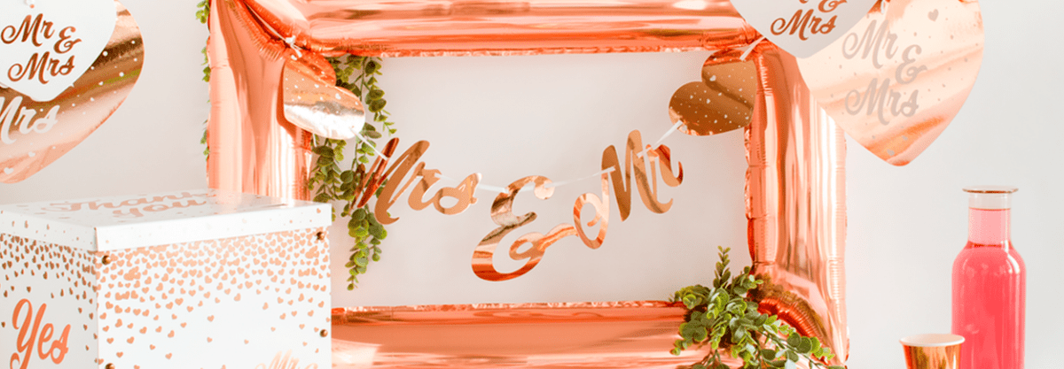 Prachtige bruiloft versiering voor een onvergetelijke dag - Partywinkel