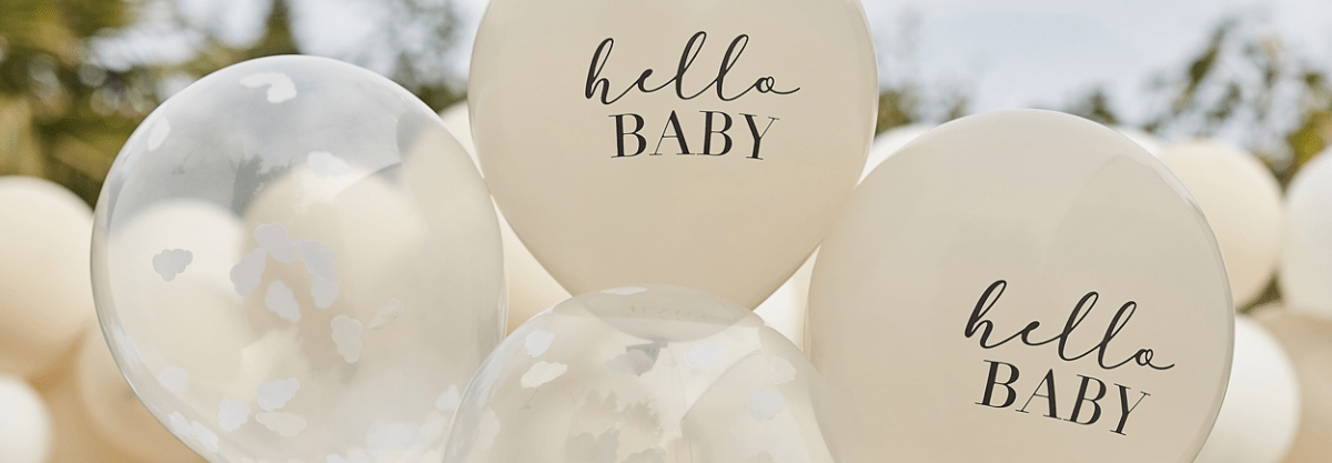 Vier de geboorte van je baby in stijl met de mooiste versieringen - Partywinkel