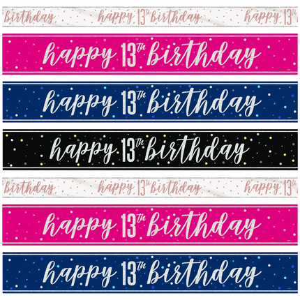13 Jaar Banners - Partywinkel