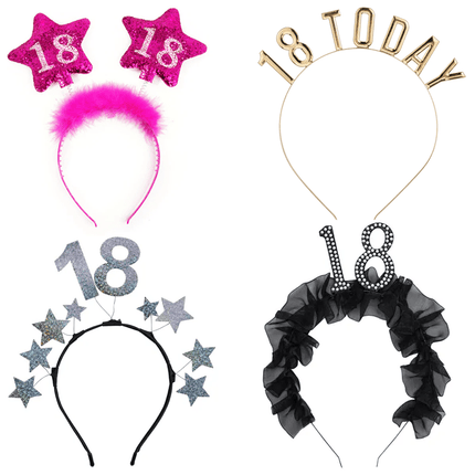 18 Jaar Haarbanden - Partywinkel