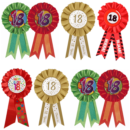 18 Jaar Rozetten - Partywinkel