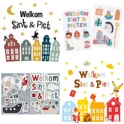 Collection image for: Sinterklaas Raamstickers