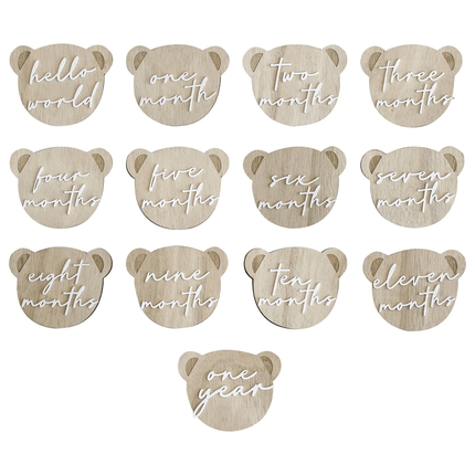 Babyshower Mijlpaalkaarten - Partywinkel