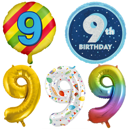 Collection image for: 9 Jaar Folie Ballonnen