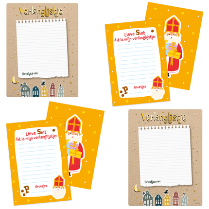 Sinterklaas Verlanglijstjes - Partywinkel