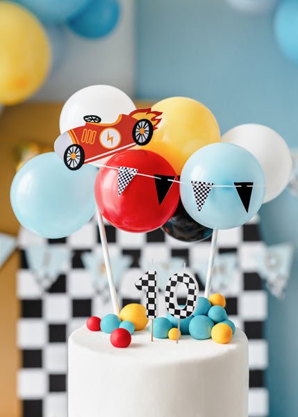 0 Jaar Kaars Race 5,5cm van Partydeco koop je bij Partywinkel