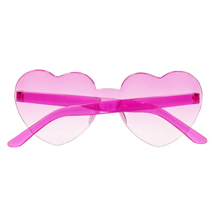 Partybril Festival Hart roze