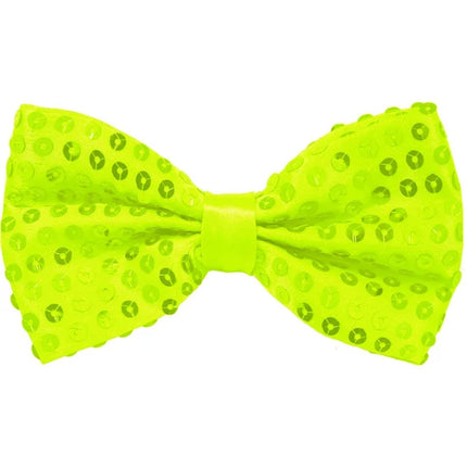 Neon Groene Strik Glitters