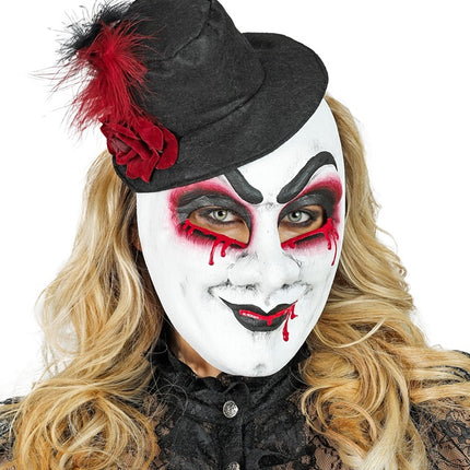 Hoed Masker Zwart Wit