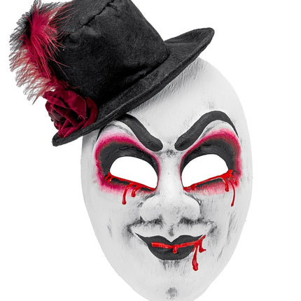 Hoed Masker Zwart Wit