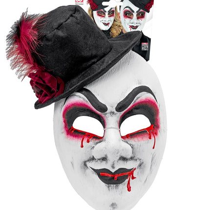 Hoed Masker Zwart Wit