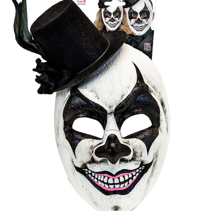 Hoed Masker Zwart Wit Schedel