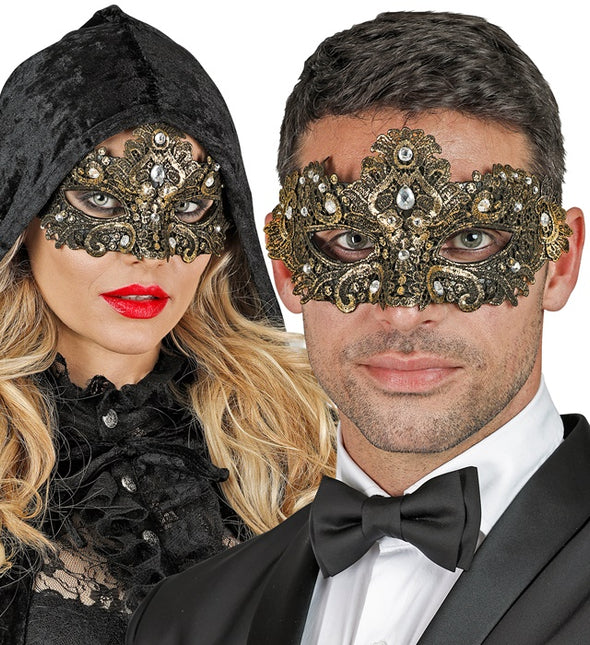 Oogmasker Theater Goud