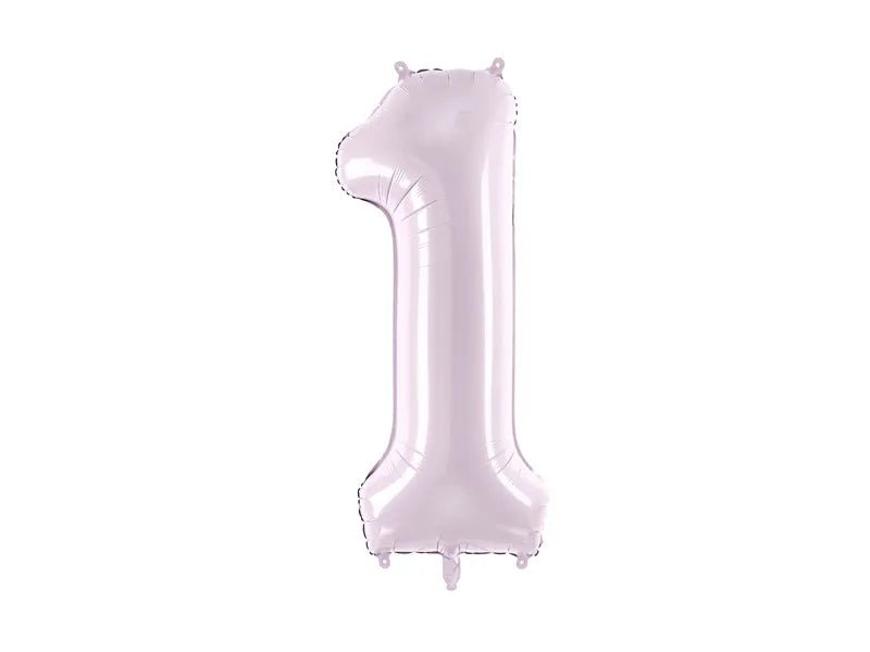 1 Jaar Cijfer Ballon Paars Leeg 72cm van Partydeco koop je bij Partywinkel