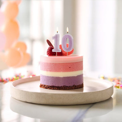 1 Jaar Kaars Nude 10cm van Partydeco koop je bij Partywinkel