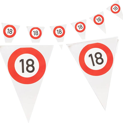 18 Jaar Slinger Verkeersbord 4m