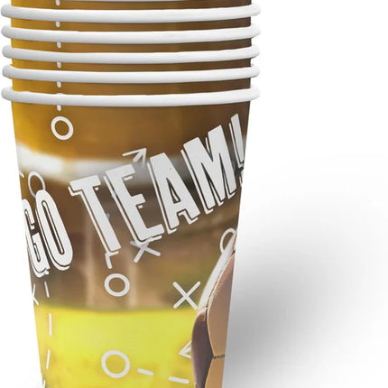 Voetbal Bekers Goal 250ml 8st