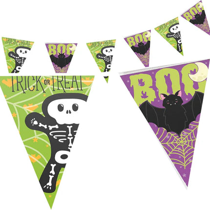 Halloween Slinger Paars Groen Trick Or Treat 4m