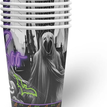 Halloween Bekers Boo 250ml 8st