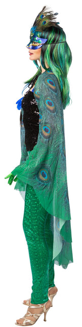 Pauwen Kostuum Gekleurd