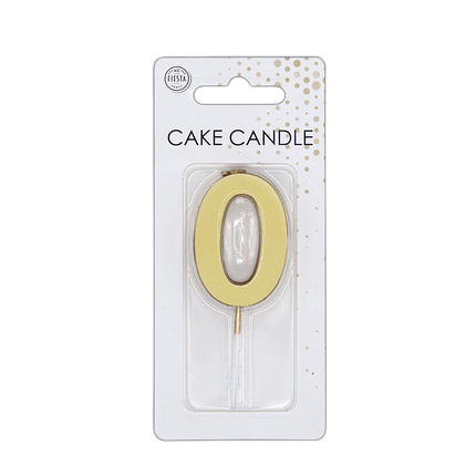 0 Kaars Goud Metallic 4,5cm
