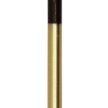 Zwart Gouden Kaarsen Dip-Dyed 9,5cm 12st