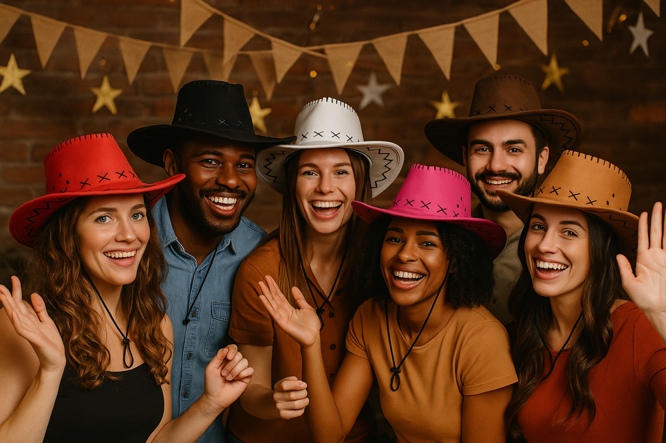 Cowboy Hoed Wit Luxe