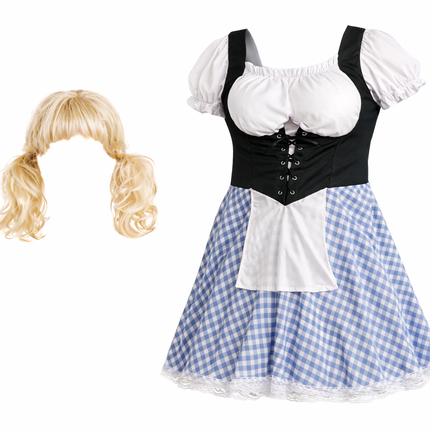 Blauwe Dirndl Jurk Oktoberfest Heren