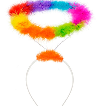 HOOFDBAND HALO ENGEL REGENBOOG