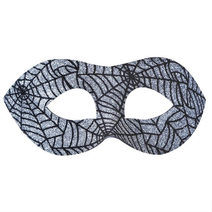 Halloween Oogmasker Spinnenweb