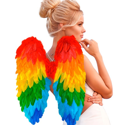 VEREN VLEUGELS REGENBOOG OPVOUWBAAR 50 X 50 CM