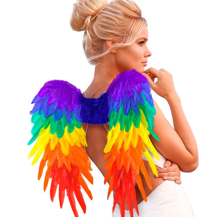 VEREN VLEUGELS REGENBOOG OPVOUWBAAR 50 X 50 CM