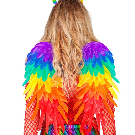 VEREN VLEUGELS REGENBOOG OPVOUWBAAR 50 X 50 CM