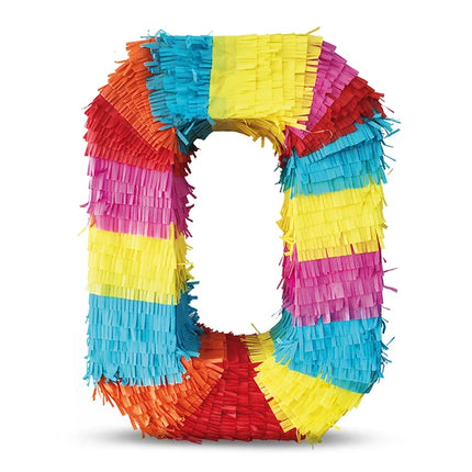 0 Jaar Pinata Gekleurd 45cm