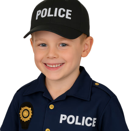 Zwarte Pet Kind Politie