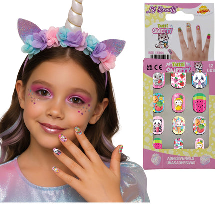 Gekleurde Nepnagels Kind Tutti Sweety