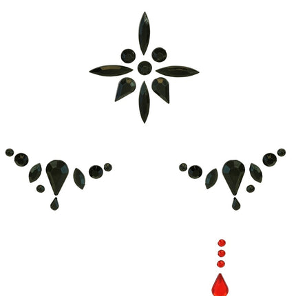 Zwart Gezicht Stickers