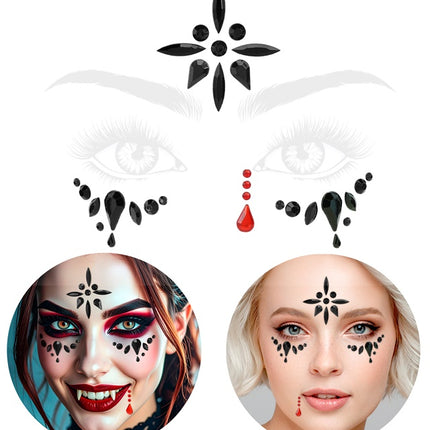 Zwart Gezicht Stickers