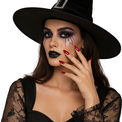 Halloween Nepnagels Rood Punt