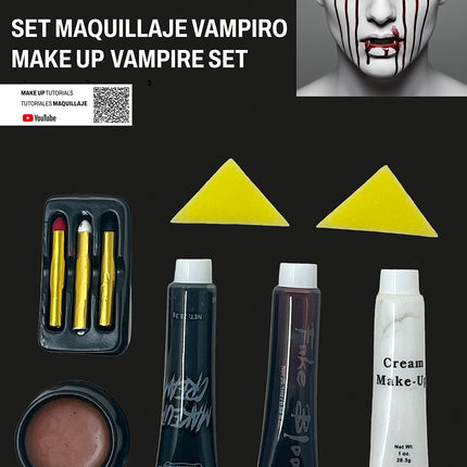 Vampier Schminkset 6 delig