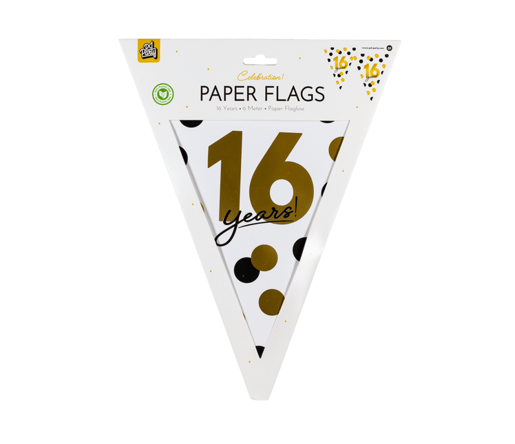 16 Jaar Slinger 6m van Paper Dreams koop je bij Partywinkel