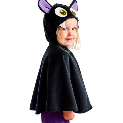 Halloween Cape Zwart Vleermuis