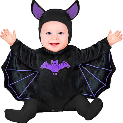 Halloween Kostuum Zwart Baby Vleermuis