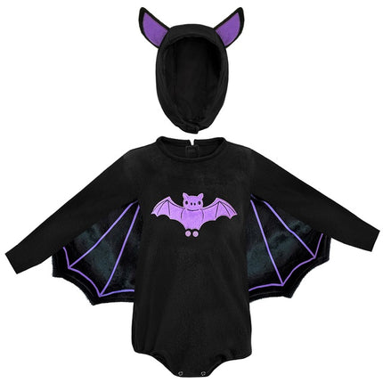 Halloween Kostuum Zwart Baby Vleermuis