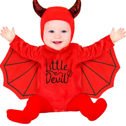 Rood Kostuum Baby Duivel