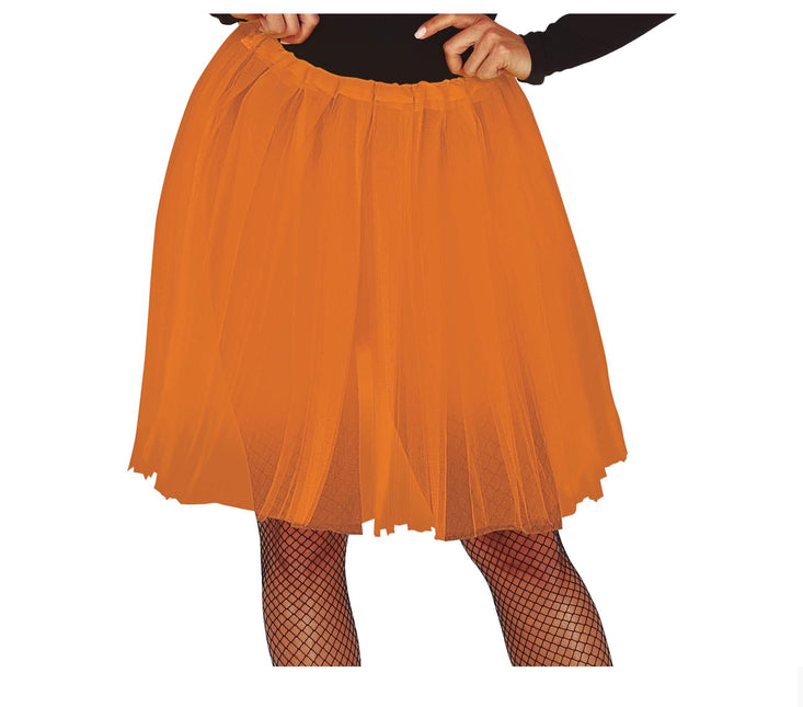 Oranje Tutu Dames 60cm