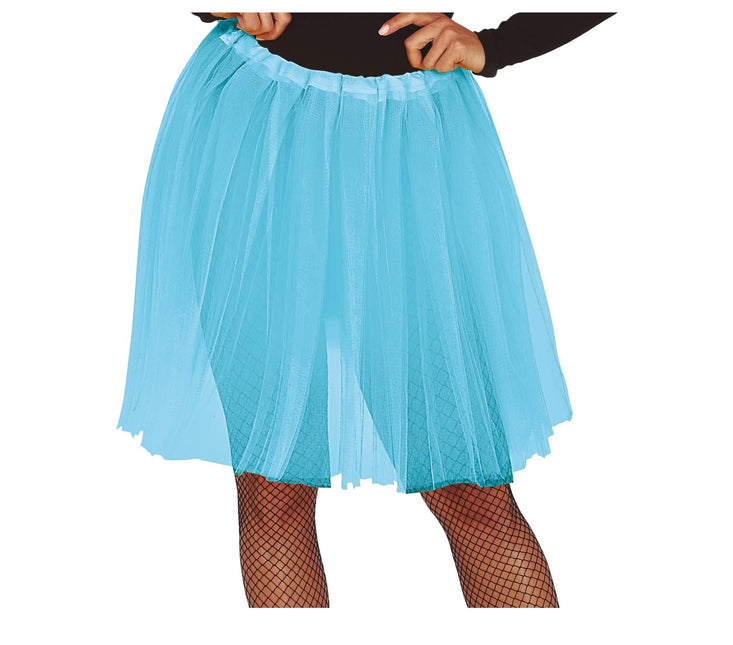 Lichtblauwe Tutu Dames 60cm