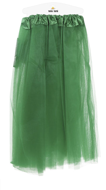 Donkergroene Tutu Dames 60cm