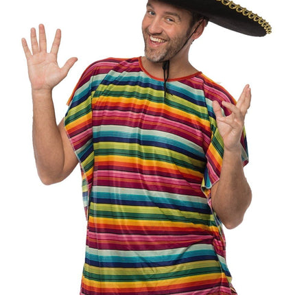 Regenboog Poncho Polyester