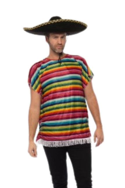 Regenboog Poncho Polyester